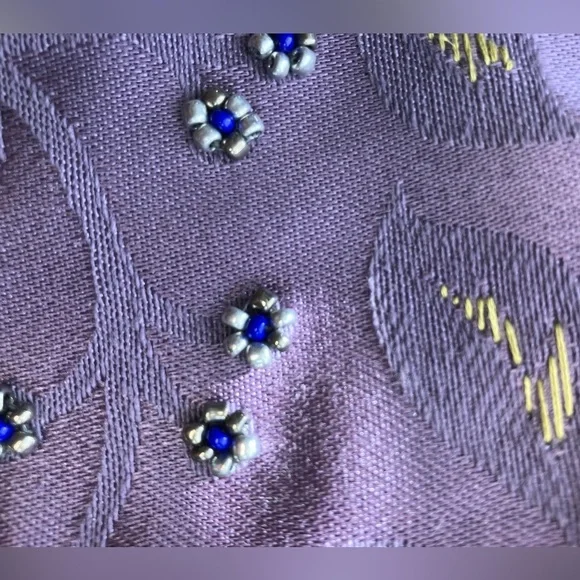 Women’s Denim Vest, Large, Handsewn/Upcycled, Multicolored, Distressed - Picture 6 of 9